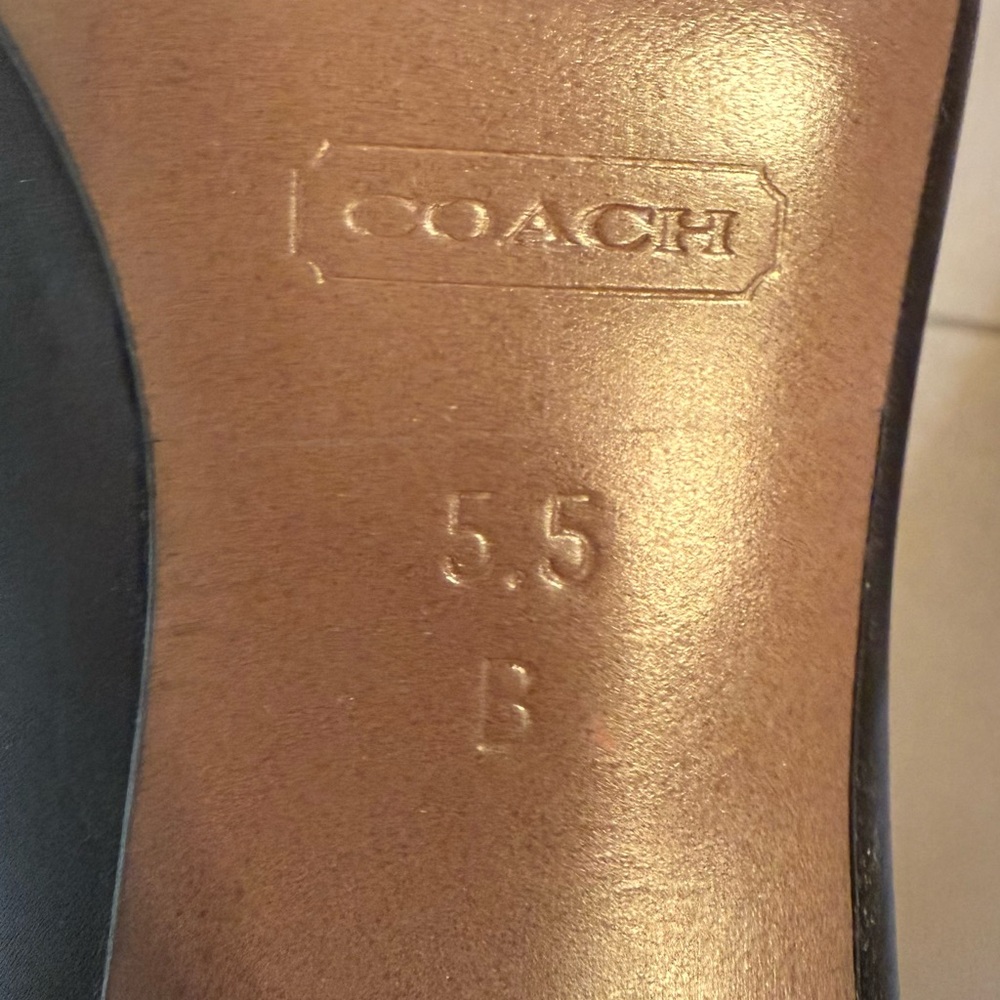 Coach Black Fur-Trimmed Stiletto Boots - Picture 5 of 5